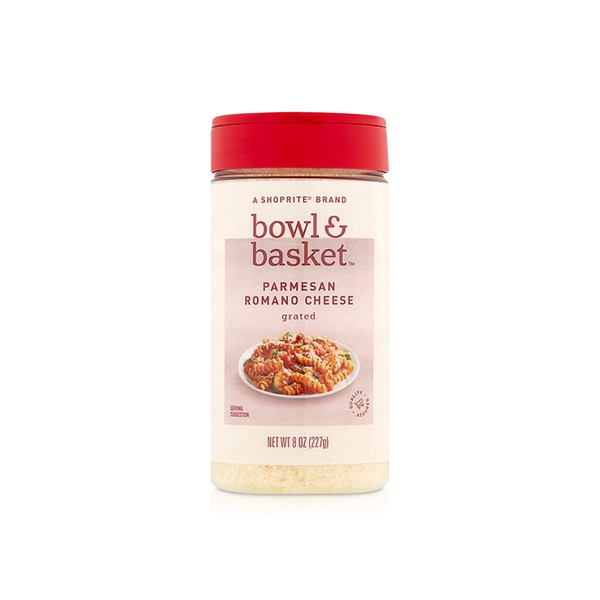 Bowl & Basket Grated Parmesan Romano Cheese 227g