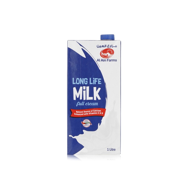 Al Ain Farms full cream UHT milk 1ltr
