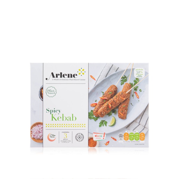 Arlene Frozen Plant-Based Spicy Kebab 210G