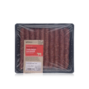 Spinneysfood Thin Beef Sausage