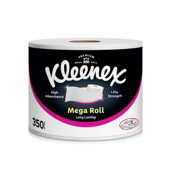 Kleenex Kitchen Tissue Paper Towel Mega Roll 250 Metres x 1 Roll
