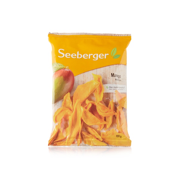 Buy Seeberger mango strips dried 100g in UAE