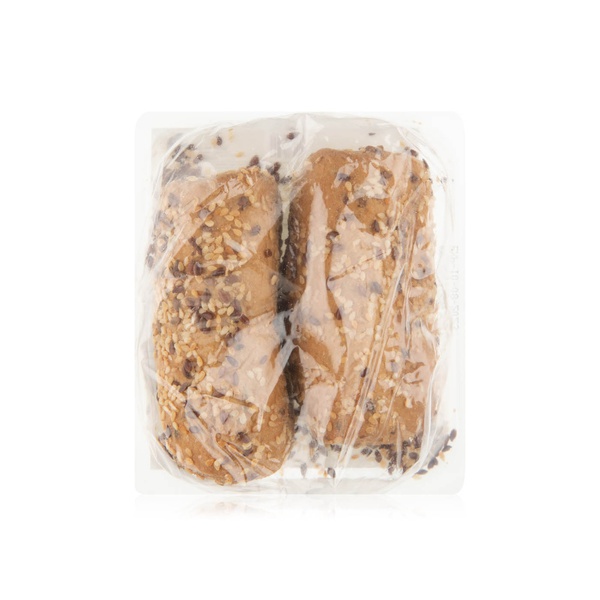 Spinneysfood Gluten-Free Dark Rolls with Sesame and Linseeds 140g