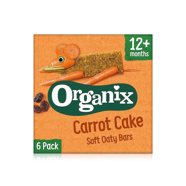 Organix Carrot Cake Soft Oaty Bars 6 x 23g
