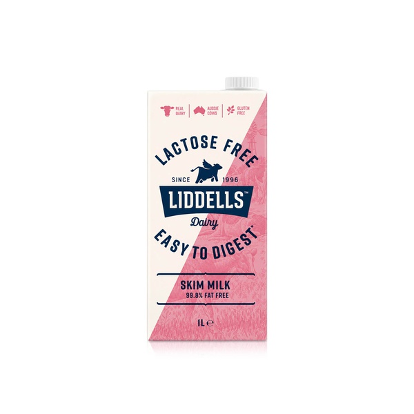 Liddells Lactose-Free Skim Milk 1 Litre