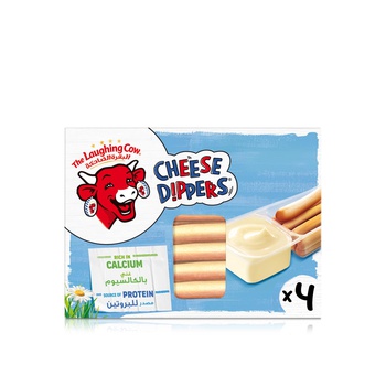 La Vache Qui Rit Dip & Crunch Cheese and Breadstick Snack x 4 140g