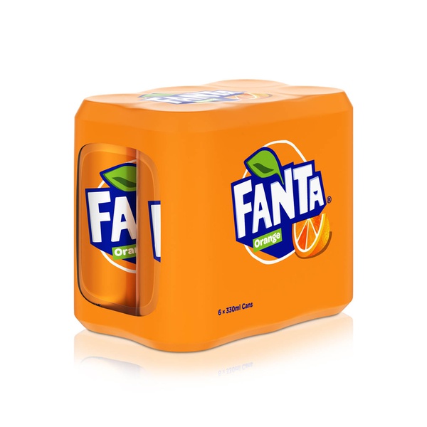 Fanta Orange Can 330ml x 6