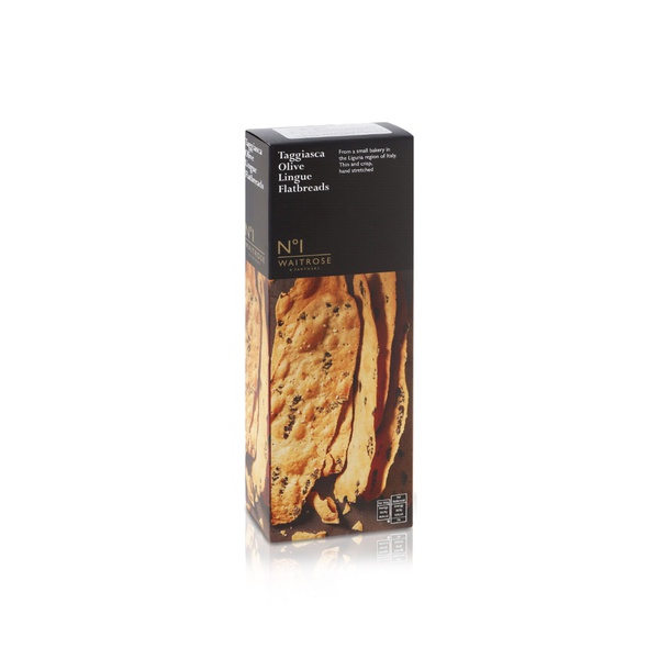 Waitrose No.1 Taggiasca Olive Lingue Breads 100g