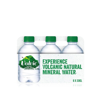 Volvic Natural Mineral Water 330ml x 6