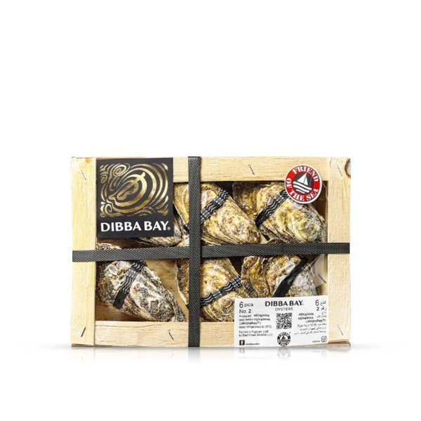 Dibba Bay Oysters Size 2 x 6