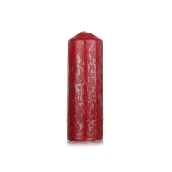 Waitrose Essential Large Red Pillar Candle