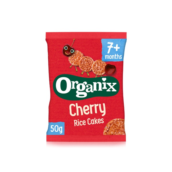 اشتري Organix cherry rice cakes 7+ months 50g في الامارات