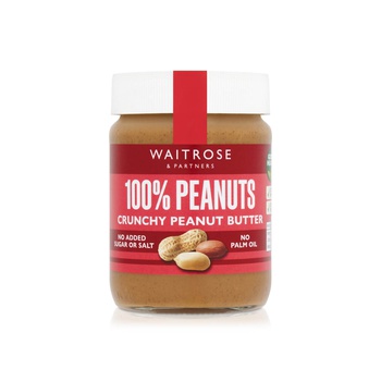 Waitrose Crunchy Peanut Butter 340g