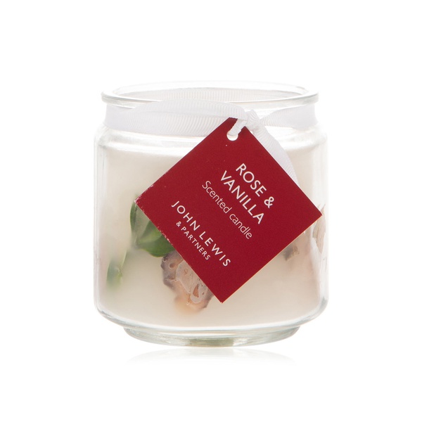 John Lewis Rose and Vanilla Scented Candle