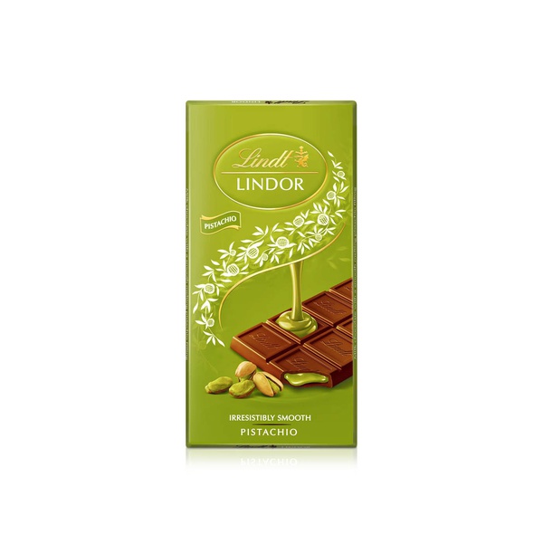 Lindt Lindor Pistachio Chocolate Bar 100g