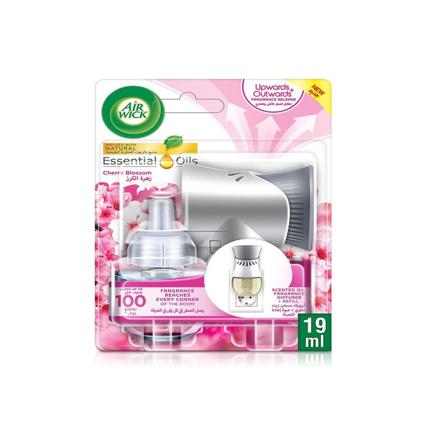 Air Wick Scented Oil Fragrance Diffuser and Refill Cherry Blossom 19ml
