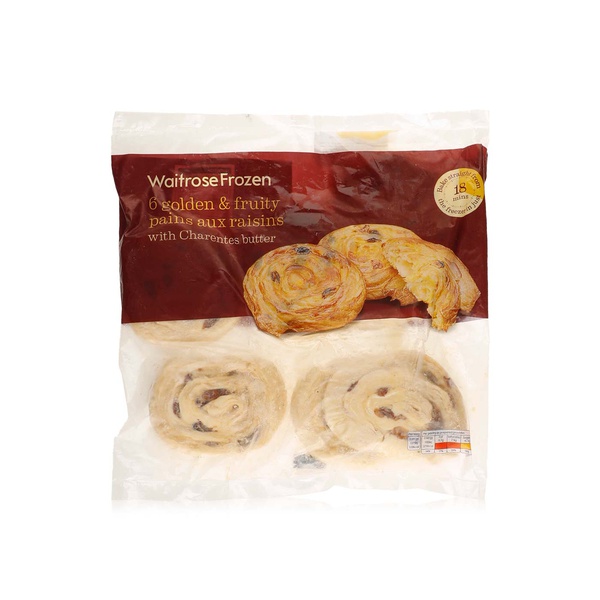 Waitrose Frozen Pain Aux Raisin X 6 576G