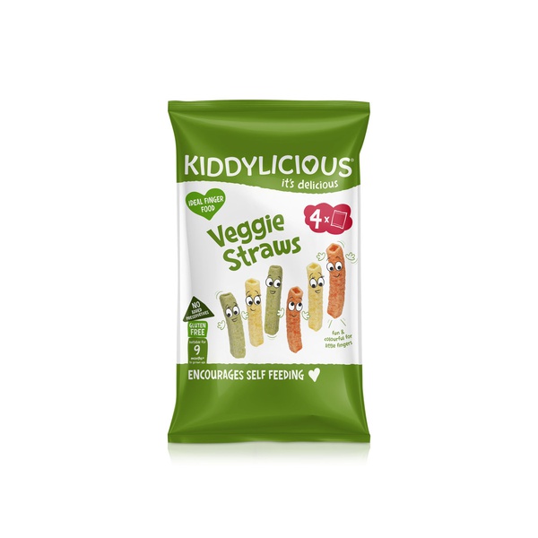 Kiddylicious Veggie Straws 9+ Months 4 x 12g