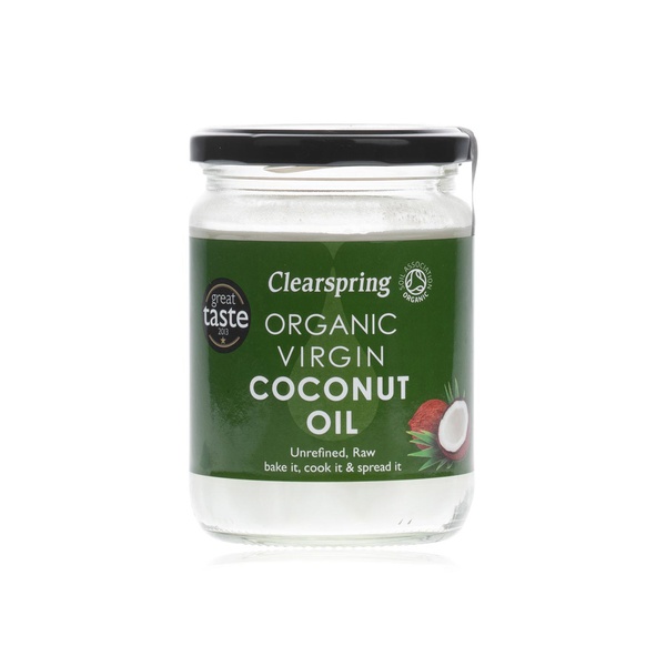 Buy Clearspring organic virgin coconut oil 400g in UAE