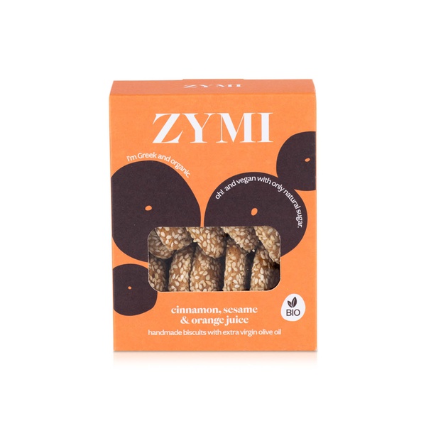 Zymi Organic Cinnamon, Sesame & Orange Juice Biscuits 170g