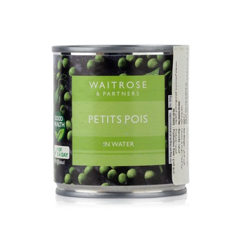 Waitrose Petits Pois in Water 200g