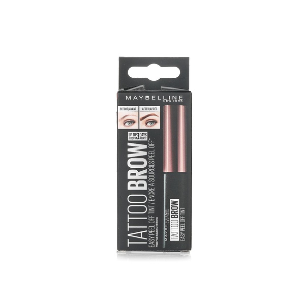 Buy Maybelline New York Tattoo Brow Peel Off Eyebrow Gel Tint  SemiPermanent Colour Waterproof Lasts up to 3 Days Colour Black Brown  Online at desertcartINDIA
