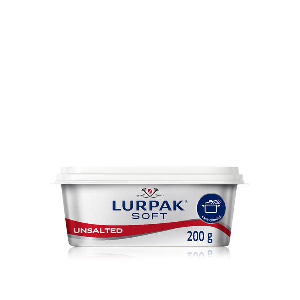 Buy Lurpak unsalted soft butter 200g in UAE