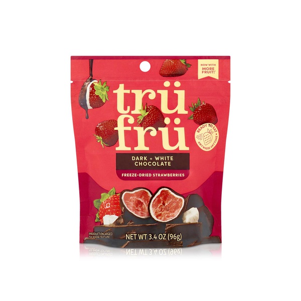 Trufru Strawberries White & Dark Choco 96g
