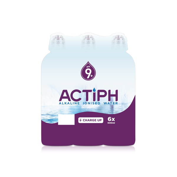 Actiph Alkaline Ionised Water 600ml x 6