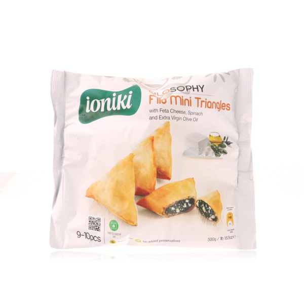 Buy Filosophy filo mini triangles 500g in UAE