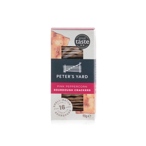 اشتري Peters Yard pink peppercorn sourdough crackers 90g في الامارات