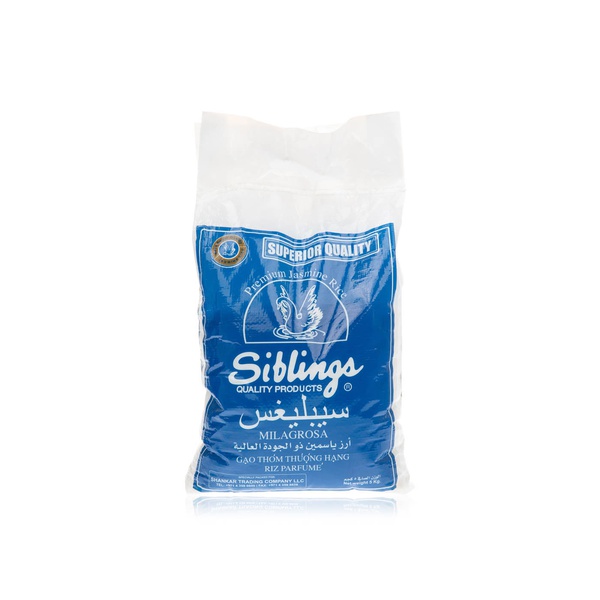 Buy Siblings Premium Jasmine Rice 5kg in UAE