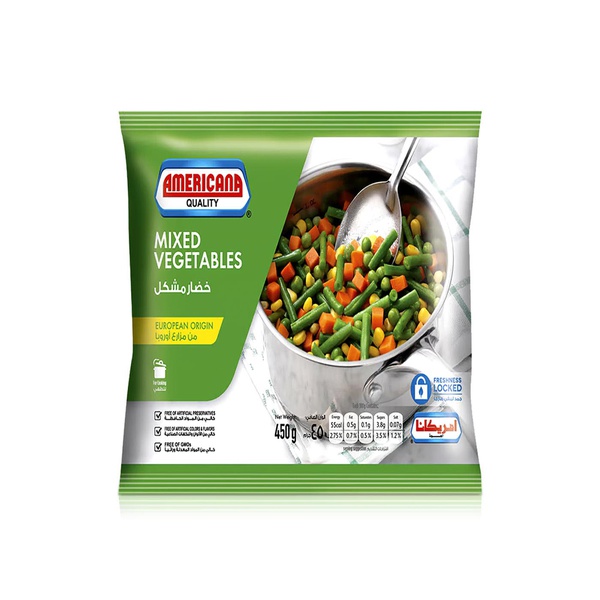 Americana Frozen Mixed Vegetables 450g