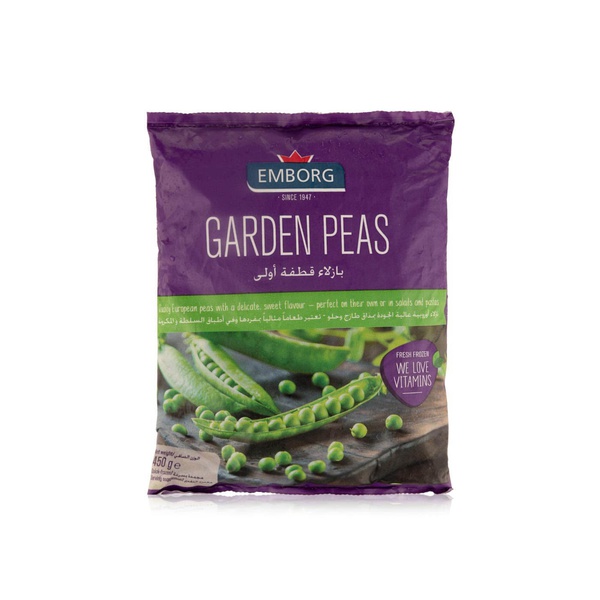 Buy Emborg garden peas 450g in UAE