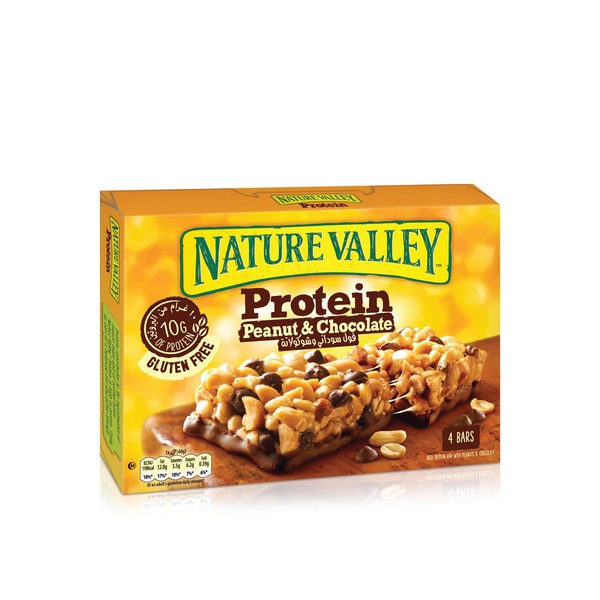 Nature Valley Peanut and Chocolate Protein Bars 4 x 40g