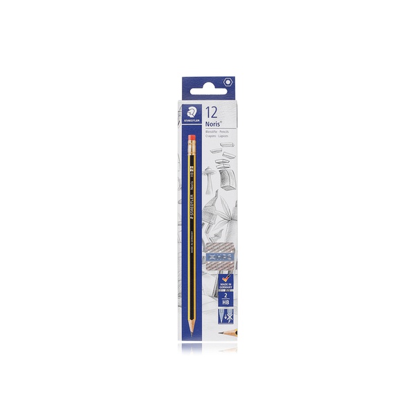 Staedtler Noris Pencil with Rubber Tip 12 Pack
