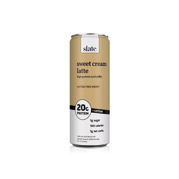Slate Sweet Cream Latte High Protein Iced Coffee 325ml