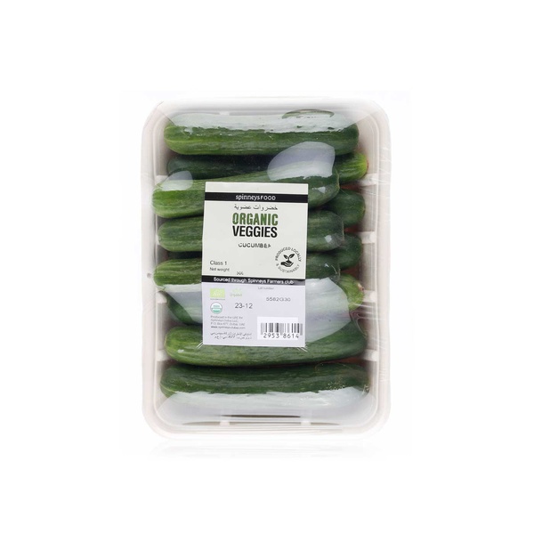 Buy Spinneysfood Organic Cucumber 500g in UAE