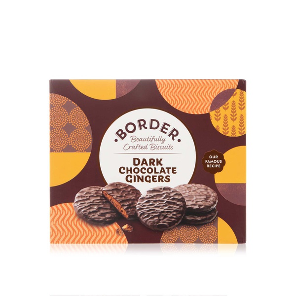 اشتري Border dark chocolate ginger biscuits 255g في الامارات