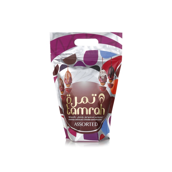 Buy Tamrah chocolate covered dates with almonds 600g in UAE