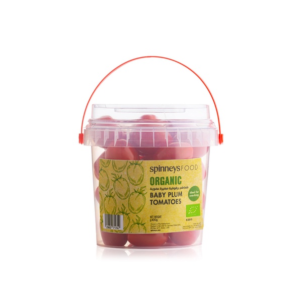 Spinneysfood Organic Baby Plum Tomatoes 400g