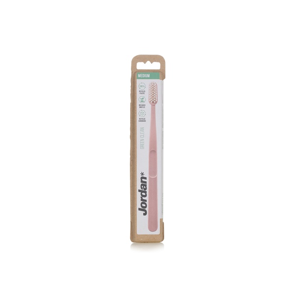 Buy Jordan Green Clean medium toothbrush in UAE