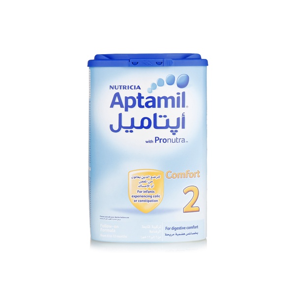 اشتري Milupa Aptamil comfort follow on infant formula stage 2 900g في الامارات