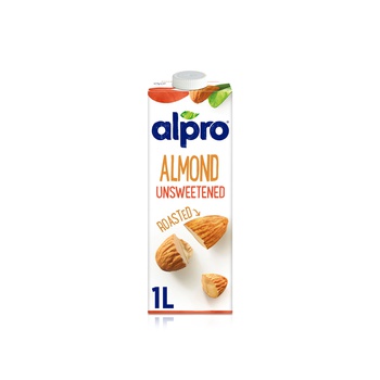 Alpro Almond Milk Unsweetened 1 litre