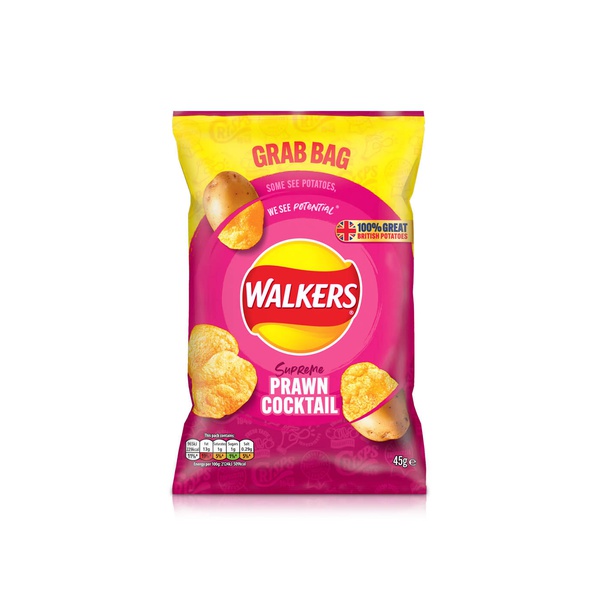 Walkers Prawn Cocktail Crisps 45g