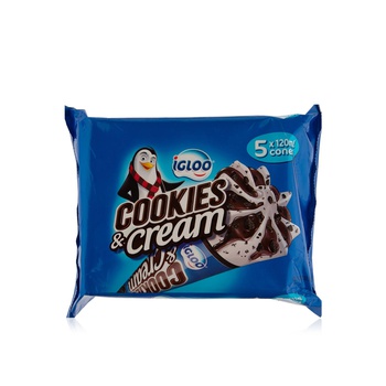 Igloo Multi Pack Cookie And Cream Cone 5 X 120
