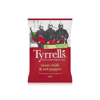 Tyrrells Sweet Chilli and Red Pepper Crisps 150g