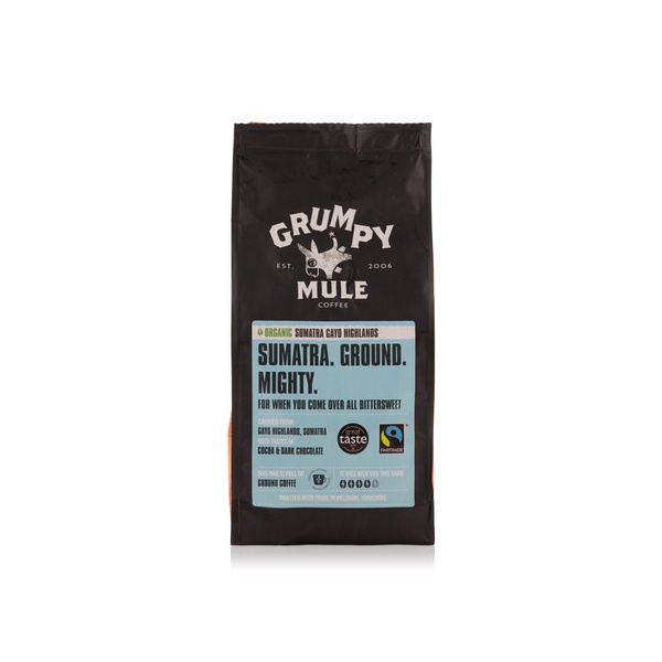 Buy Grumpy Mule organic Sumatra ground coffee 227g in UAE