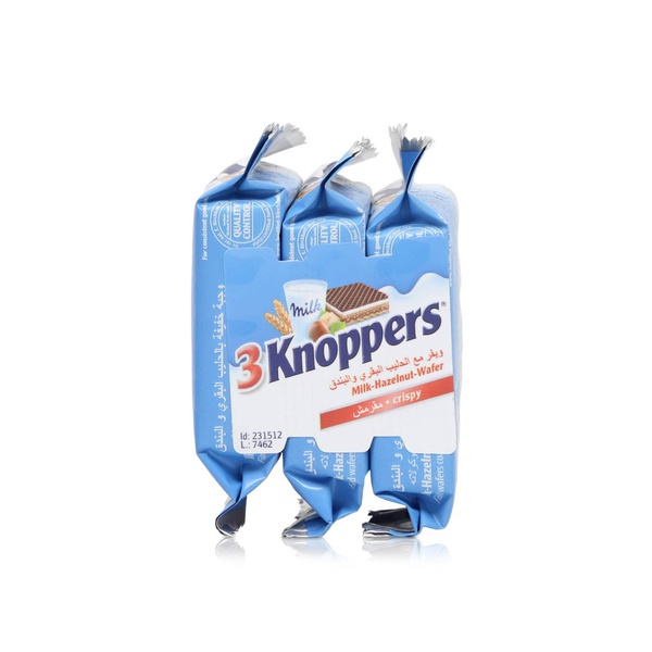 Knoppers Milk and Hazelnut Filled Wafers 25g x 3