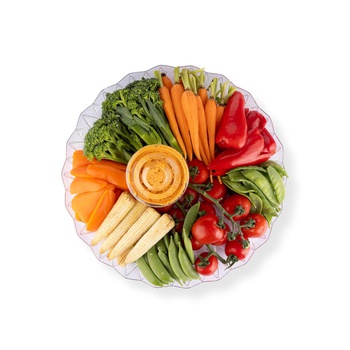 Premium Snack Veg Hummus Platter